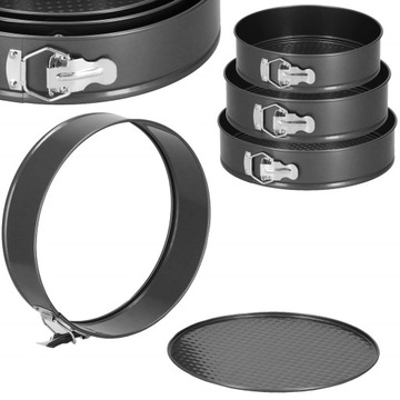 НАБОР ПРОТИВНЕЙ ДЛЯ ТОРТА ПРОТИВЕНЬ ДЛЯ ВЫПЕЧКИ ТОРТА ФОРМА ДЛЯ ТОРТА, НАБОР 3 ПРЕДМЕТА