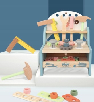 НАБОР ДЕРЕВЯННЫХ ИНСТРУМЕНТОВ ДЛЯ ДЕТЕЙ