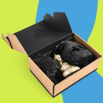 Оберточная бумага сотового формата БУМАЖНЫЙ НАПОЛНИТЕЛЬ ДЛЯ ПОСЫЛОК 100 м