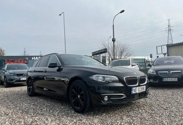 BMW Seria 5 F10-F11 Touring 525d 218KM 2013 BMW Seria 5 automat, nawigacja , skory , panorama