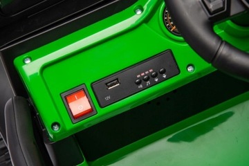 DUŻY JEEP RETRO AUTO NA AKUMULATOR DLA DZIECI DWA SILNIKI 90W 24V PILOT