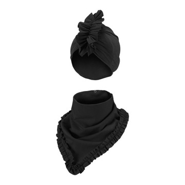 Czapka turban chusta jak komin dla dziecka 44