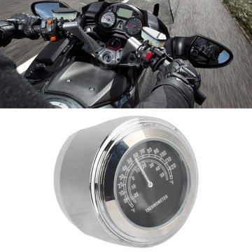 22–25 mm Termometr na kierownicę motocykla Zegar Wskaźnik temperatury