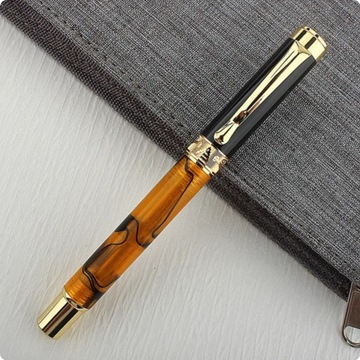 Эксклюзивная ручка из смолы Monte Mount 2055 - КРАСНЫЙ ЧЕРНЫЙ F - 0,5 мм