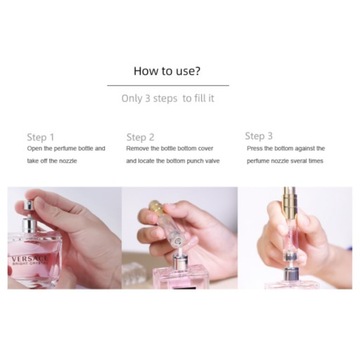 Rozpylacz do perfum podróżnych opryskiwacz atomizer 5 ml-F631872