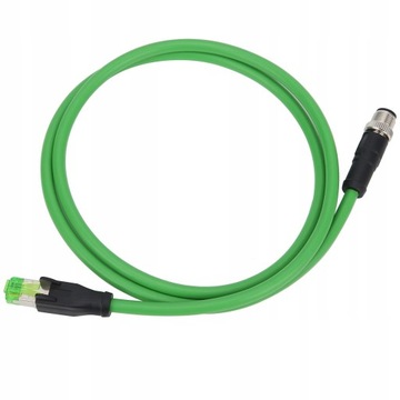 Kabel krosowy M12 do RJ45 4-pinowy kabel sieciowy