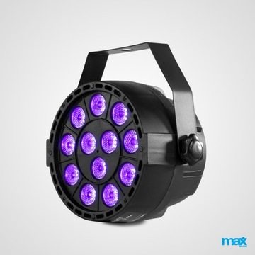 Ультрафиолетовый точечный светильник PARTYPAR 12x 1W DMX PARTY