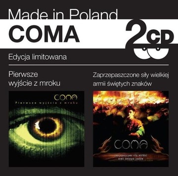 [CD] COMA - PIERWSZE WYJŚCIE Z MROKU + ZAPRZEPASZCZONE SIŁY WIELKIEJ... 2CD