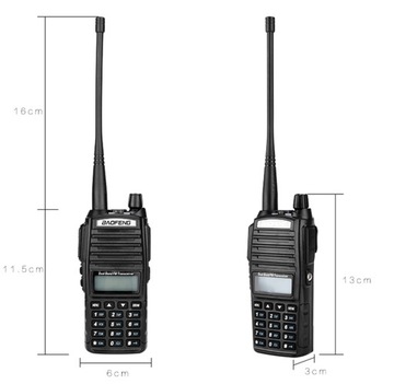 Baofeng UV-82 8W Walkie Talkie High Power Черный