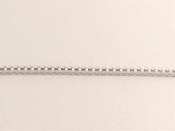 ŁAŃCUSZEK SREBRNY GWIAZDKA B/ STEMPLA 40 CM 1,8 mm