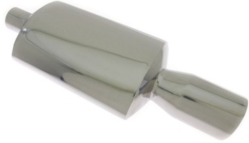 TŁUMIK SPORTOWY 2,5 TURBOWORKS DUŻA KOŃCÓWKA 10cm