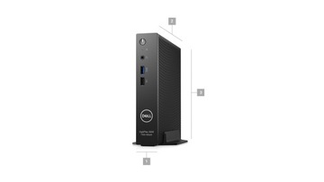 Мини-ПК Dell Optiplex 3000, тонкий клиент Quad 128 NVMe