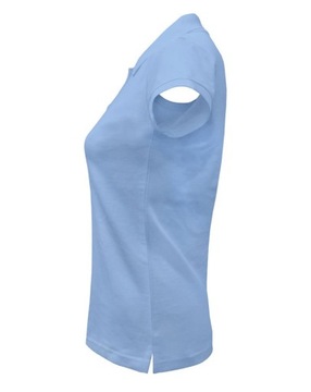 Polówka damska polo REGULAR JHK błękitna S
