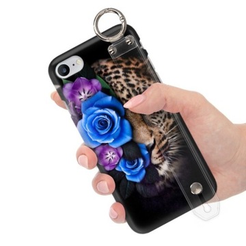ETUI z PASKIEM do iPHONE 7 Kwieciste Damskie Wzory