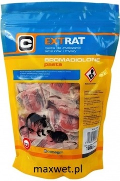 Trutka na myszy i szczury pasta 1kg Extrat bromadi