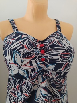 TCM XL/XXL 48 tankini usztywniane góra kostiumu kąpielowego