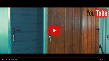 Двери из технической стали для ангара, гаража, подвала, котельной, дуб/орех