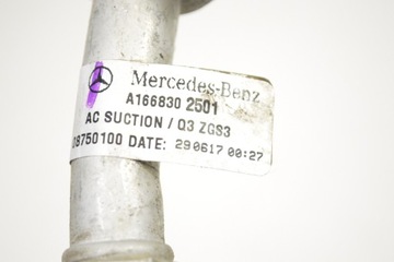 MERCEDES X166 GLS350D 2017 RHD A/C WAZ KLIMATIZACE PŘÍVOD TRUBKY