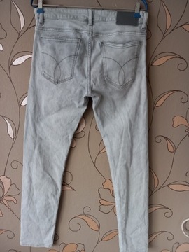 CALVIN KLEIN JEANS-SUPER SPODNIE 31/32 F6