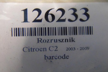 CITROEN C2 1.4 STARTÉR D6G3 9618725080