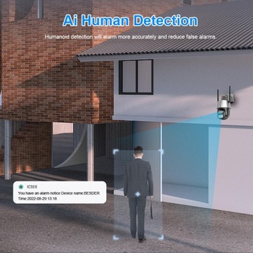 Wi-Fi КАМЕРА, вращающаяся на 360°, на открытом воздухе и в помещении