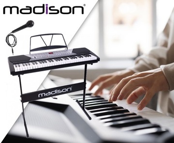 Keyboard Madison statyw mikrofon ZESTAW PRO