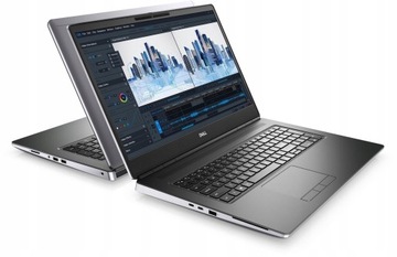 Laptop DELL Precision 7720 XEON QUAD 17' IPS 32GB 1TB SSD P4000 8GB W10