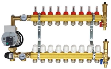 ROZDZIELACZ 9 DO PODŁOGÓWKI Z GRUPĄ POMPOWĄ WILO