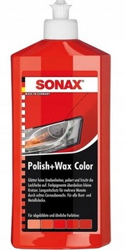 SREBRNY wosk koloryzujący Polish+Wax Color NANOTECHNOLOGIA SONAX 250 ml 944