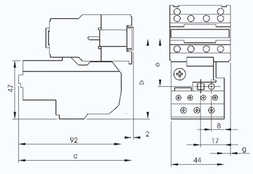 ТЕРМОРЕЛЕ TR2D09312 5,5-8А ROBUSTA