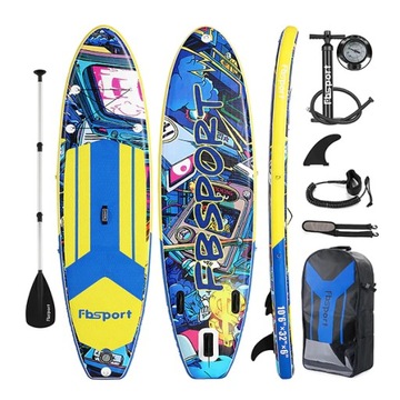 DESKA SUP NADMUCHIWANA GRAFITTI FBSPORT 320 CM