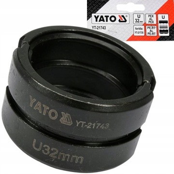 YATO MATRYCE ZAPASOWE DO ZACISKARKI DO RUR PEX-AL-PEX YT-21735 TYP U 32MM