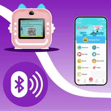 DRUKARKA TERMICZNA DRUKUŚ 3.0 PRO APARAT FOTOGRAFICZNY DO ZDJĘĆ + 11 ROLEK