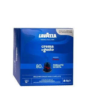 Kawa LAVAZZA NESPRESSO CREMA E GUSTO 80 kapsułek + GRATIS videobook