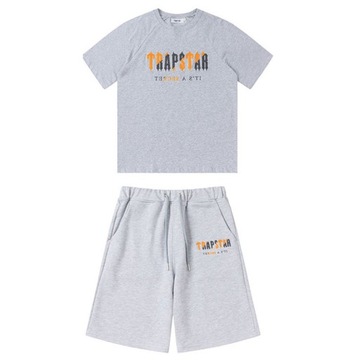 Oryginał Haft Koszulka Męska TRAPSTAR LONDON T-SHIRT Najlepsza Jakość