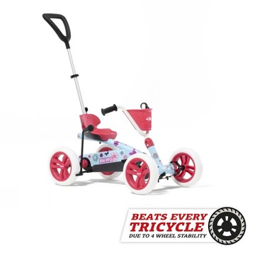 BERG Gokart na Pedały Rowerek 2w1 Buzzy Bloom