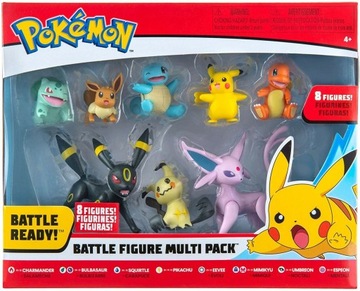 FIGURKI POKEMON UMBREON ESPEON EEVEE BULBASAUR