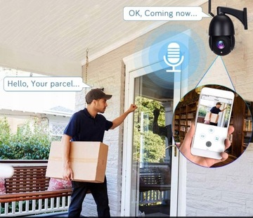 НАРУЖНАЯ ВРАЩАЮЩАЯСЯ КАМЕРА С 30-кратным ЗУМОМ SIM GSM 5MPX