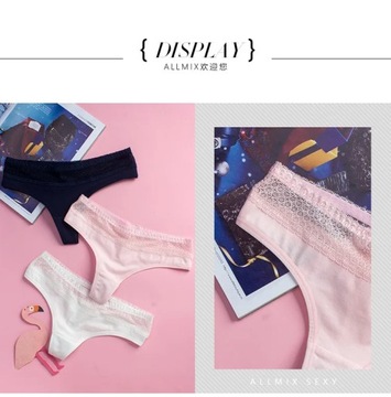 Мисс хлопок выдалбливают кружевное нижнее белье сексуальное спортивное фи