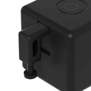 Кнопка умного переключателя Кнопка управления приложением Часы Черный