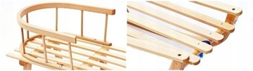 SANKI DREWNIANE z oparciem + GRATIS ! Producent - CERTYFIKAT