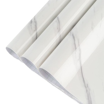 САМОКЛЕЯЩИЕСЯ ОБОИ БЕЛЫЙ МРАМОР БЕЛЫЕ МАСЛОНЕПРОНИЦАЕМЫЕ ВОДОНЕПРОНИЦАЕМЫЕ 60CMX5M