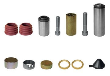 ZESTAW NAPRAWCZY ZACISKU HAMULCA KNORR SN7,SK7, PROWADNICE, K004100