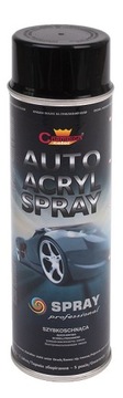 Lakier akrylowy w spray u czarny połysk 500ml RAL