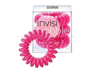 Invisi Bobble Candy Pink - Różowe gumki 3 szt.