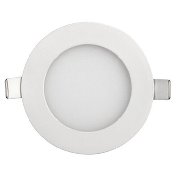 Panel LED PODTYNKOWY Okrągły 6W 540lm Barwa Neutralna 120mm 4000K