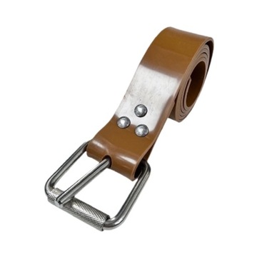 Грузовой пояс для дайвинга с пряжкой, длина 140 см, регулируемый, коричневый для дайвинга.