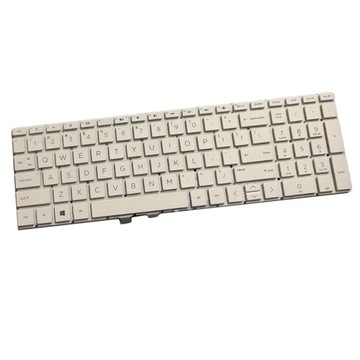 Biała amerykańska klawiatura do laptopa pasuje do