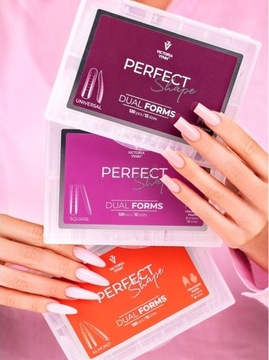 Victoria Vynn PERFECT SHAPE DUAL FORMS Square 120 шт. TOP FORMS SQUARE