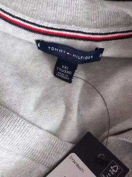 TOMMY HILFIGER SWETER DAMSKI r. XXL SZARY